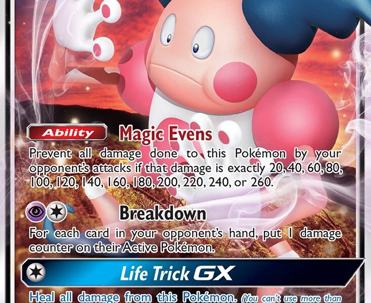 Mr. Mime-GX Pokemon Kaart