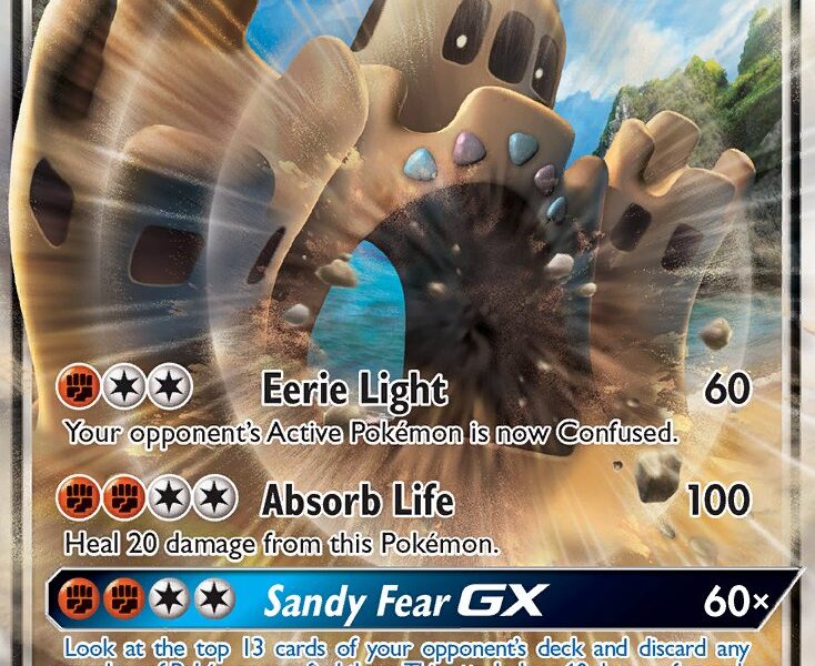 Palossand-GX Pokemon Kaart