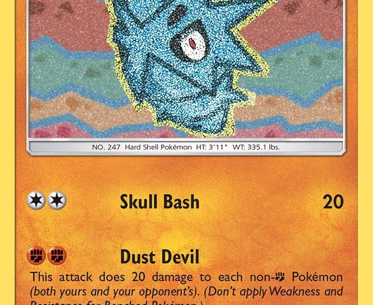 Pupitar Pokemon Kaart