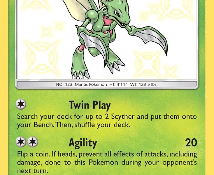 Scyther Pokemon Kaart