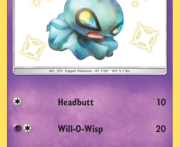 Shuppet Pokemon Kaart
