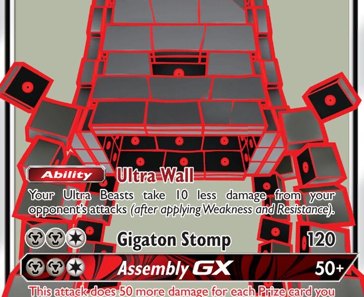 Stakataka-GX Pokemon Kaart