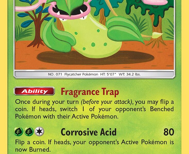 Victreebel Pokemon Kaart