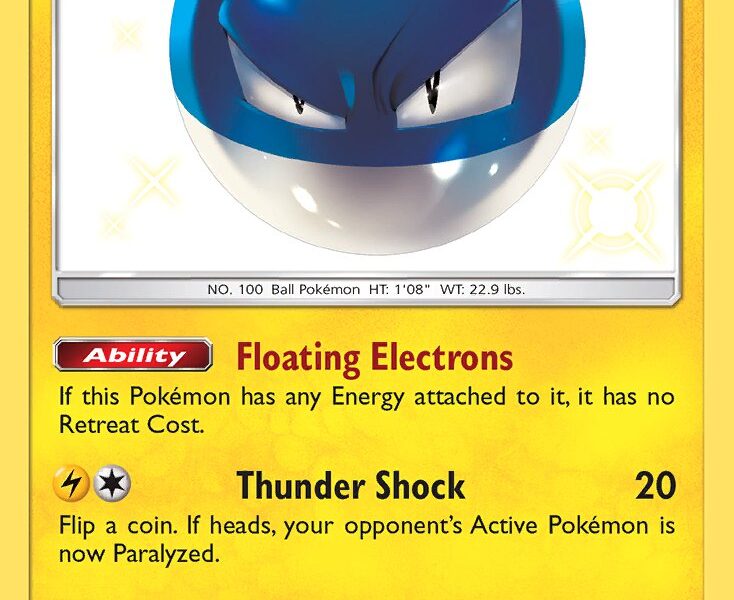 Voltorb Pokemon Kaart