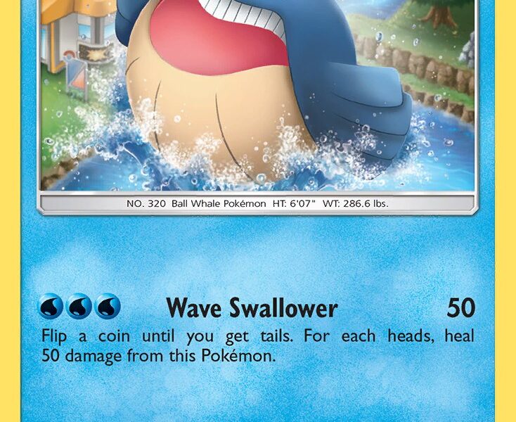 Wailmer Pokemon Kaart