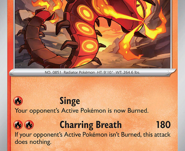 Centiskorch Pokemon Kaart