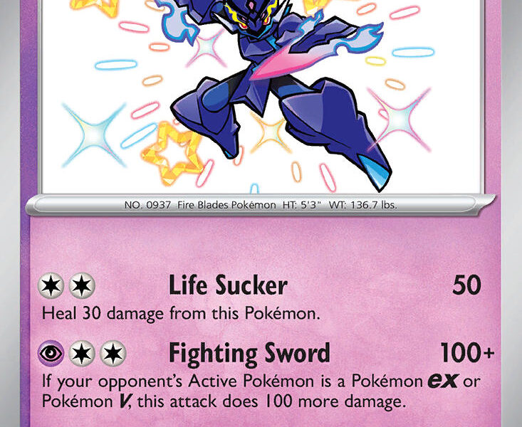 Ceruledge Pokemon Kaart