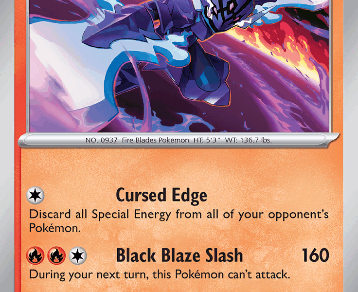 Ceruledge Pokemon Kaart