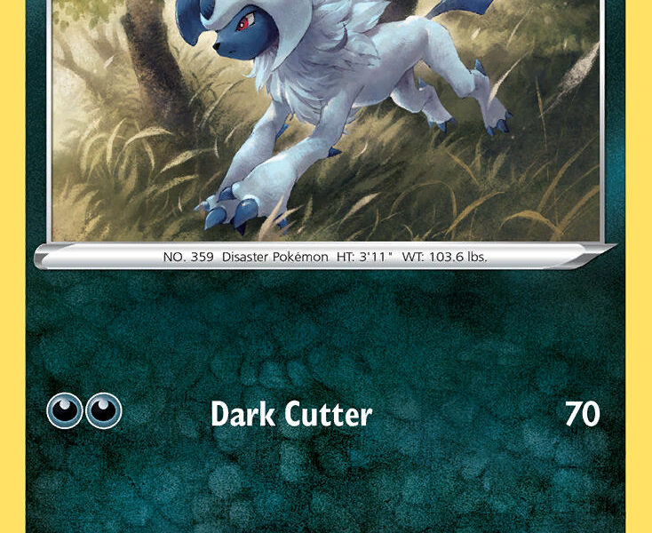 Absol Pokemon Kaart