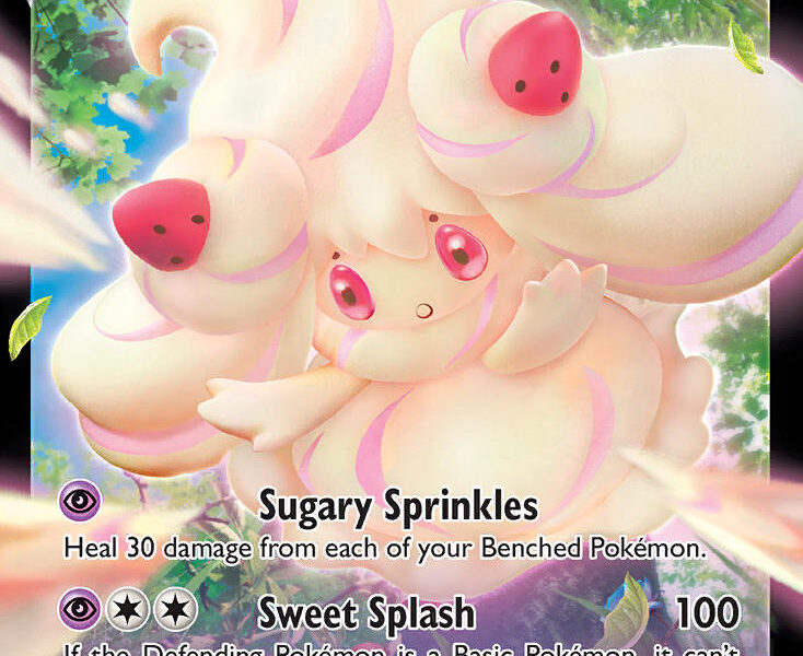 Alcremie V Pokemon Kaart