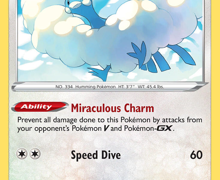 Altaria Pokemon Kaart