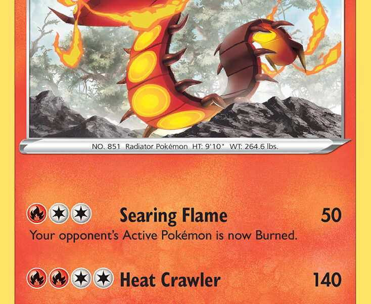 Centiskorch Pokemon Kaart