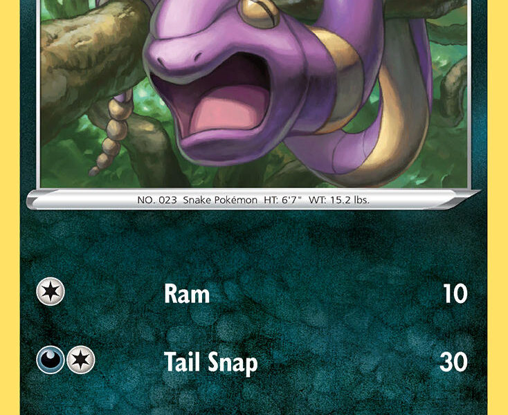 Ekans Pokemon Kaart