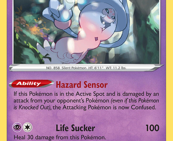 Hatterene Pokemon Kaart