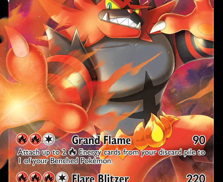 Incineroar V Pokemon Kaart