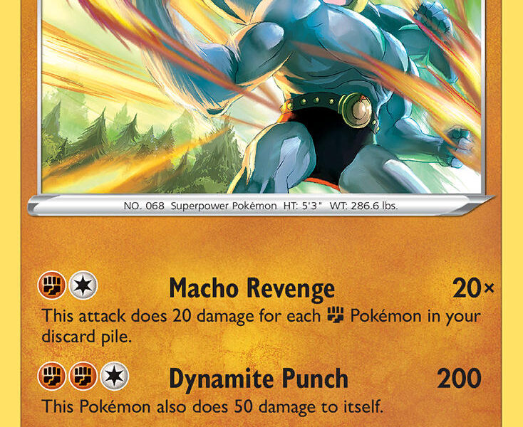 Machamp Pokemon Kaart