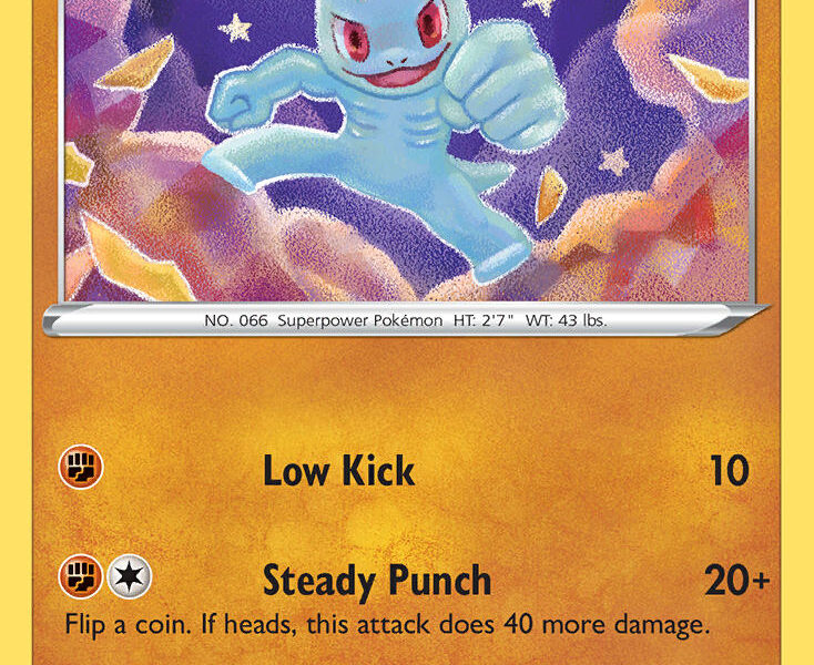 Machop Pokemon Kaart