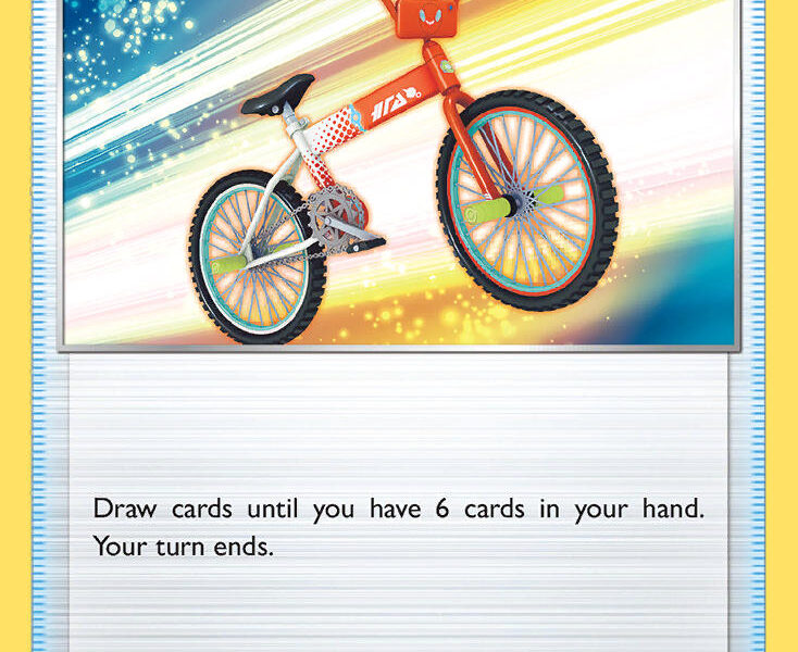 Rotom Bike Pokemon Kaart