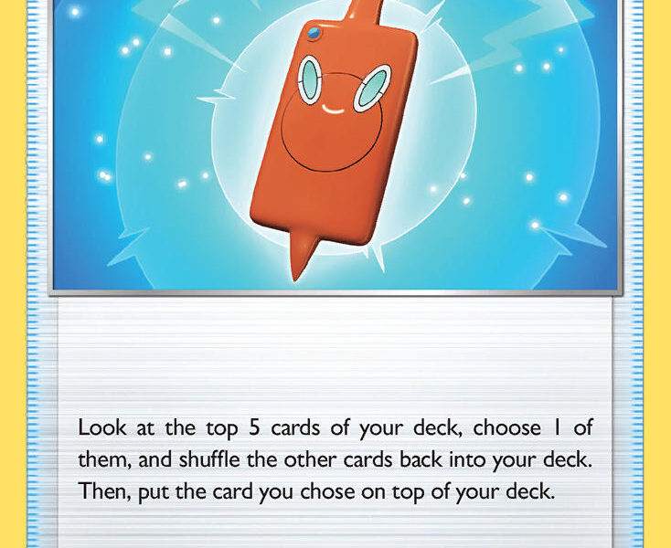 Rotom Phone Pokemon Kaart