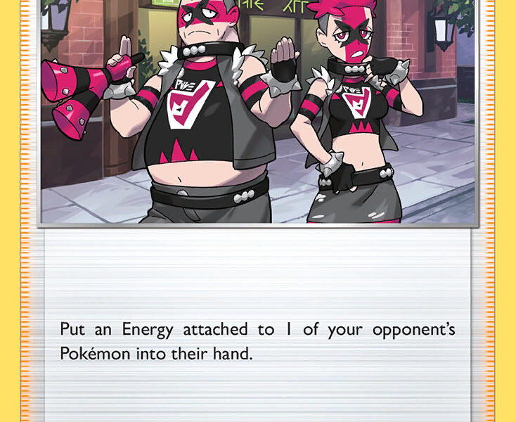 Team Yell Grunt Pokemon Kaart