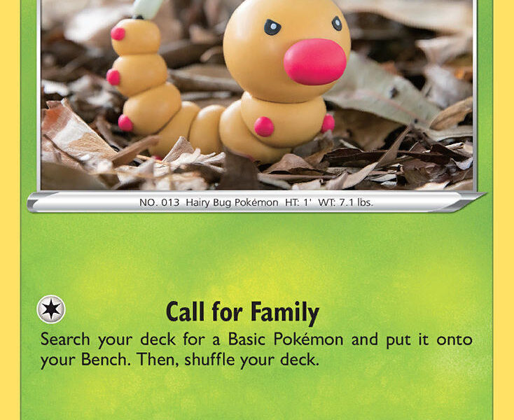 Weedle Pokemon Kaart