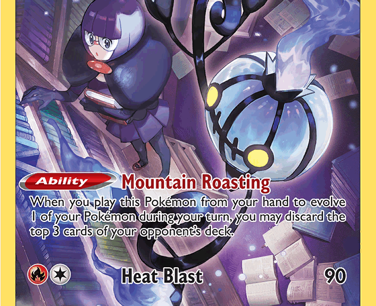Chandelure Pokemon Kaart