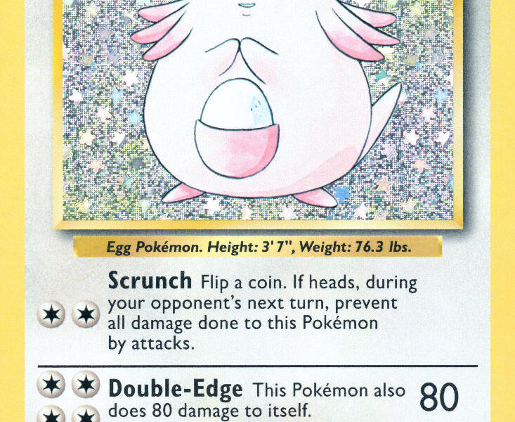 Chansey Pokemon Kaart