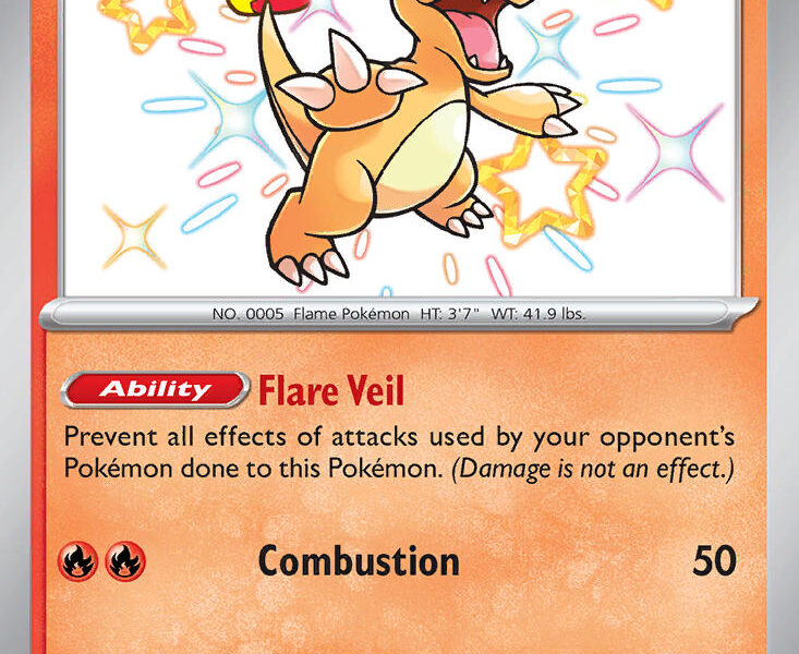 Charmeleon Pokemon Kaart