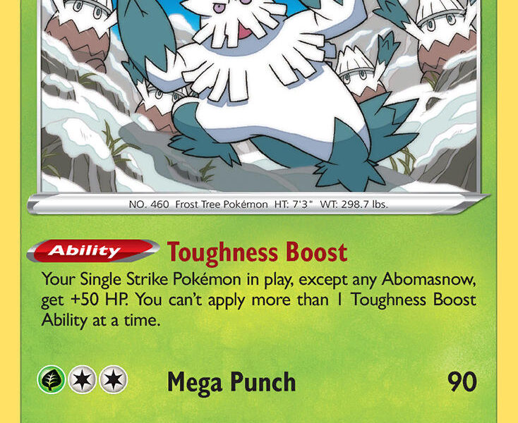 Abomasnow Pokemon Kaart