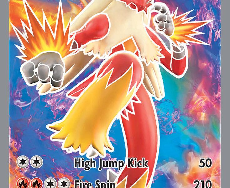 Blaziken V Pokemon Kaart