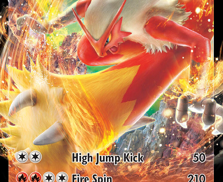 Blaziken V Pokemon Kaart