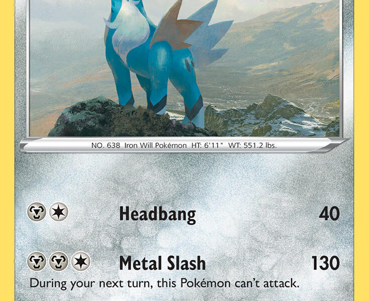 Cobalion Pokemon Kaart