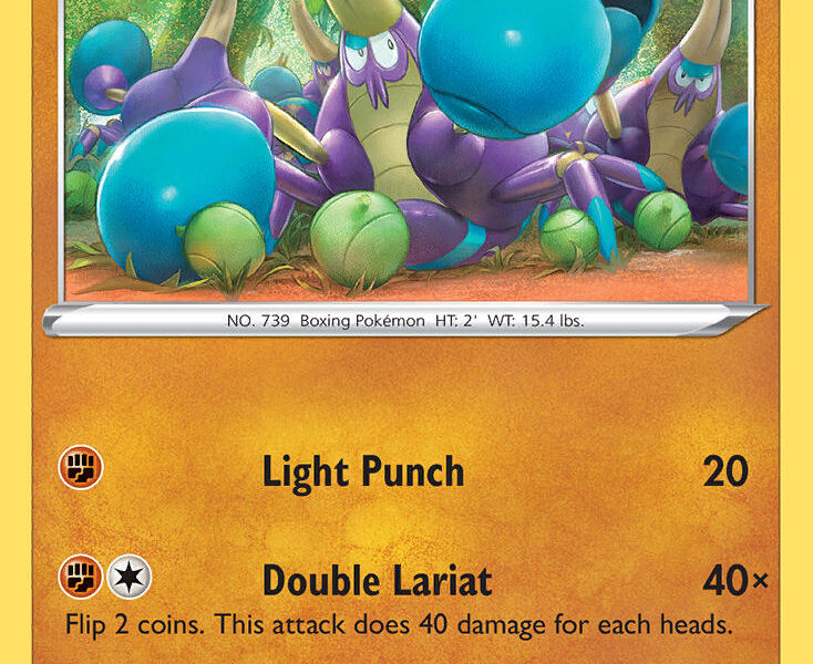 Crabrawler Pokemon Kaart
