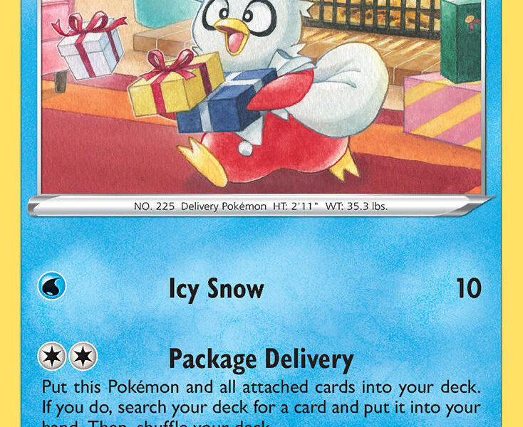 Delibird Pokemon Kaart
