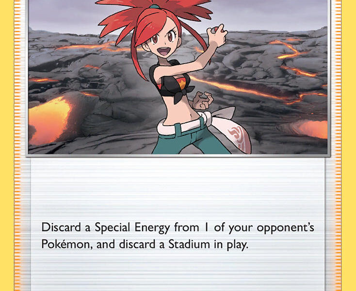 Flannery Pokemon Kaart