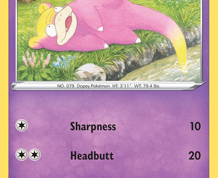 Galarian Slowpoke Pokemon Kaart