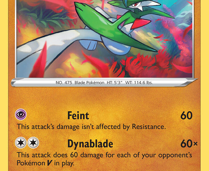 Gallade Pokemon Kaart