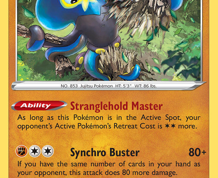 Grapploct Pokemon Kaart