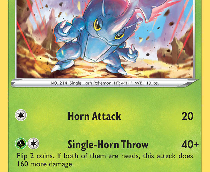 Heracross Pokemon Kaart