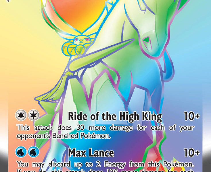 Ice Rider Calyrex VMAX Pokemon Kaart