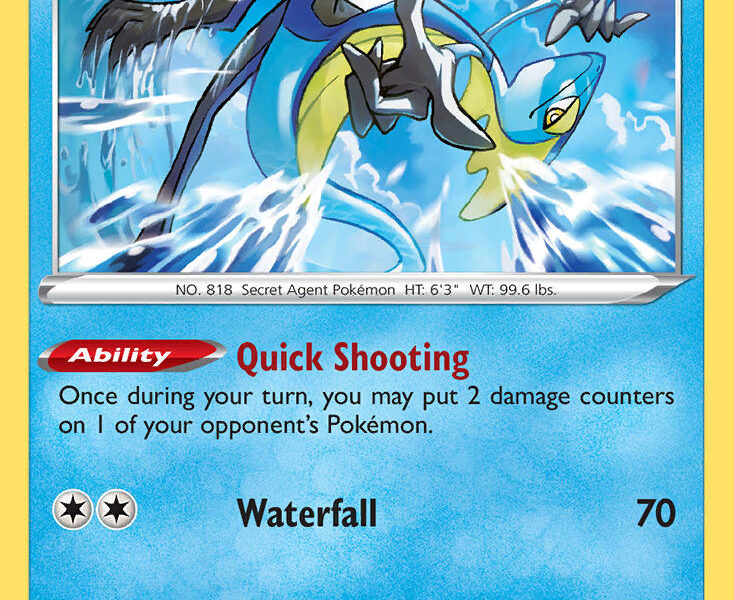 Inteleon Pokemon Kaart