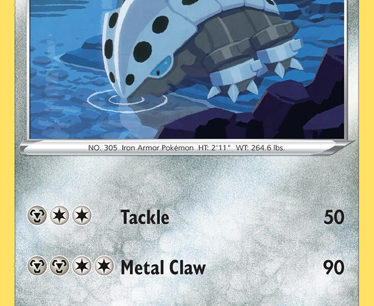 Lairon Pokemon Kaart