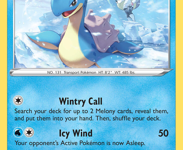 Lapras Pokemon Kaart