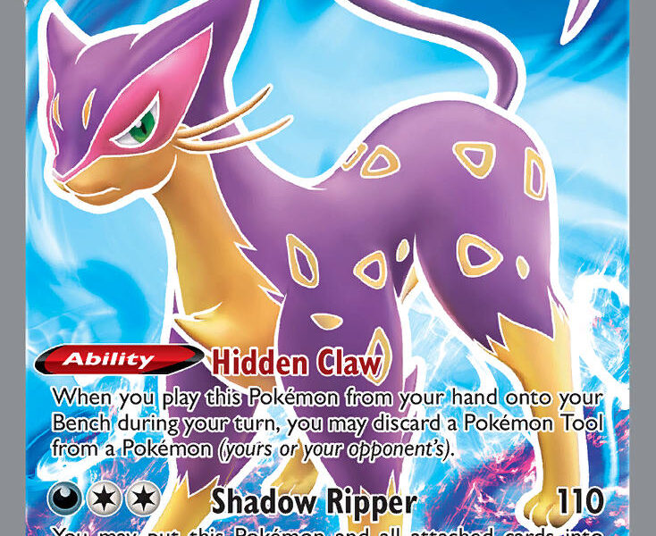 Liepard V Pokemon Kaart