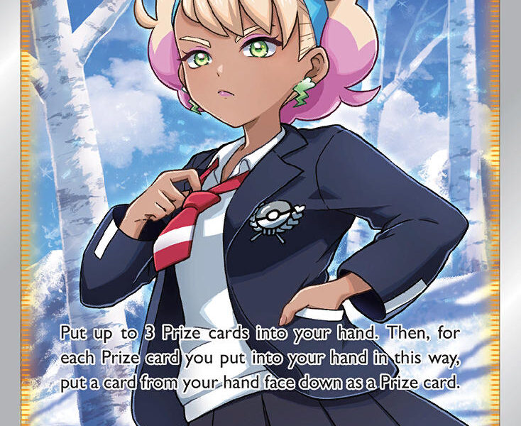 Peonia Pokemon Kaart