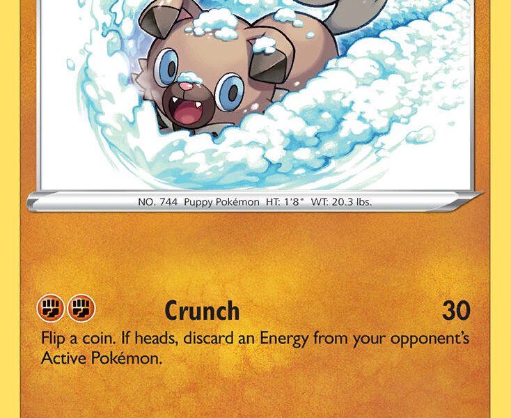 Rockruff Pokemon Kaart