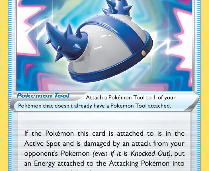 Rugged Helmet Pokemon Kaart