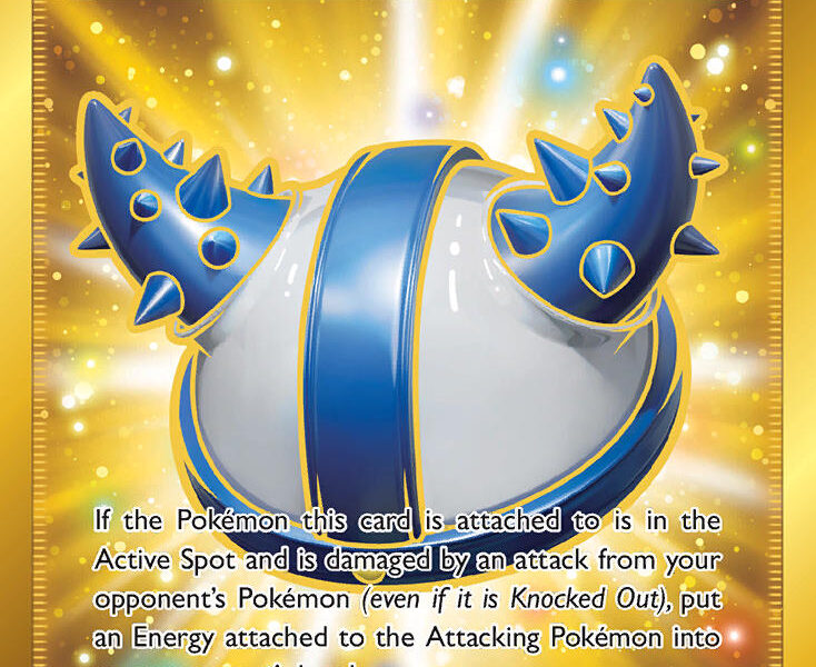 Rugged Helmet Pokemon Kaart