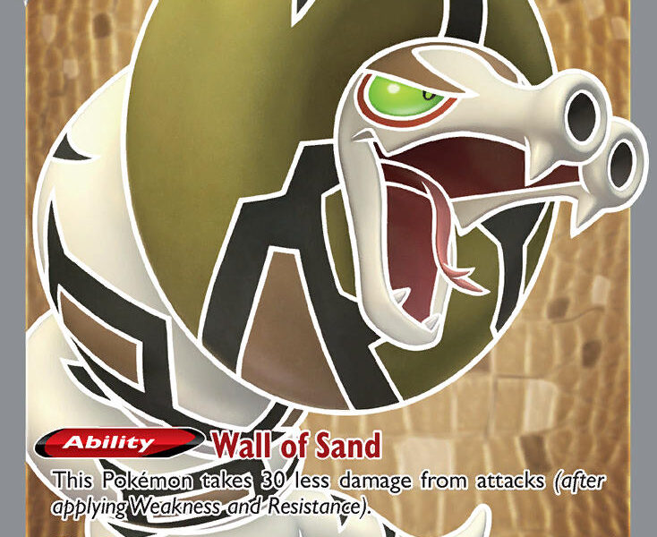 Sandaconda V Pokemon Kaart