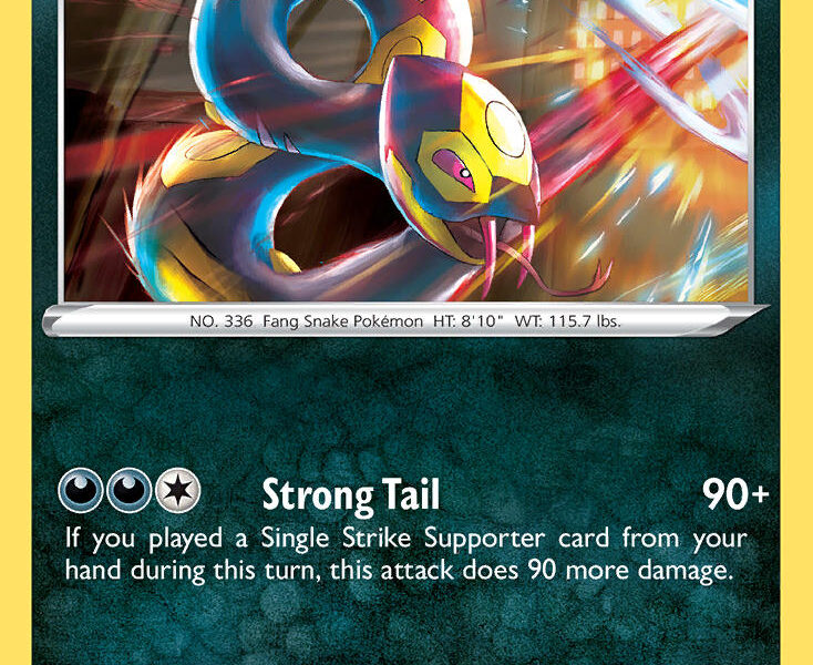 Seviper Pokemon Kaart